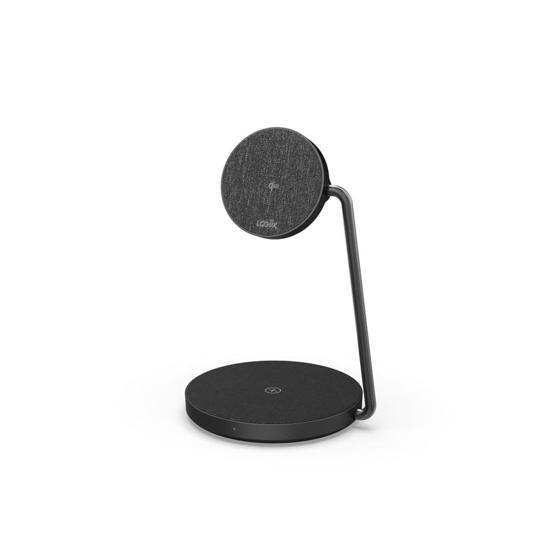[QI-23139] LOGiiX - LOGiiX 2-in-1 Foldable Charging Stand Mag ...