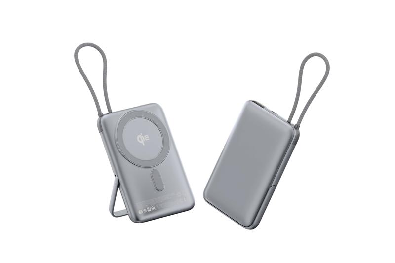 [QI-28131] S-link - 10000mAh Power Bank | Wireless Power Consortium